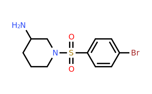 1-((4-Bromophenyl)sulfonyl)piperidin-3-amine