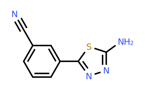 1019575-49-5 | 3-(5-amino-1,3,4-thiadiaZol-2-yl)benzonitrile
