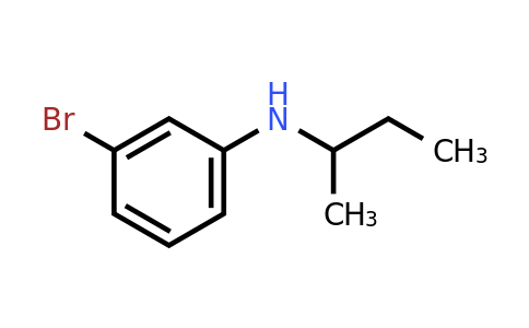 1019577-65-1 | 3-Bromo-N-(sec-butyl)aniline