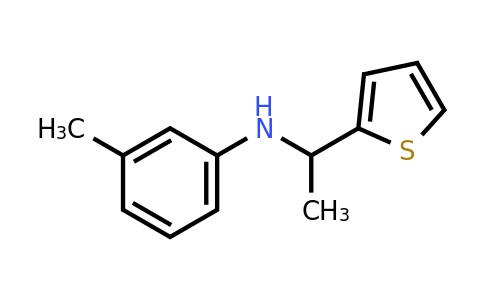 1019587-44-0 | 3-Methyl-N-(1-(thiophen-2-yl)ethyl)aniline
