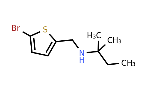 1019596-13-4 | n-((5-Bromothiophen-2-yl)methyl)-2-methylbutan-2-amine