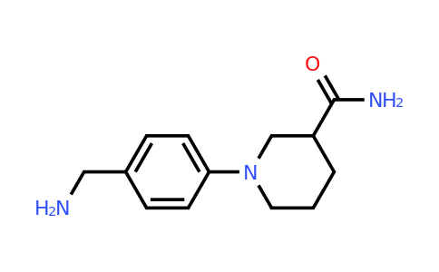 1-[4-(aminomethyl)phenyl]piperidine-3-carboxamide