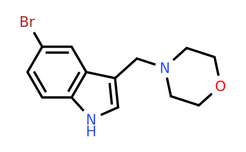 4-((5-Bromo-1H-indol-3-yl)methyl)morpholine