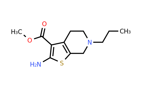 1021014-97-0 | Methyl 2-amino-6-propyl-4,5,6,7-tetrahydrothieno[2,3-c]pyridine-3-carboxylate