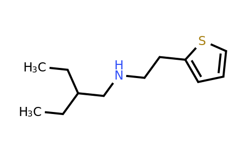 1021042-14-7 | 2-Ethyl-N-(2-(thiophen-2-yl)ethyl)butan-1-amine