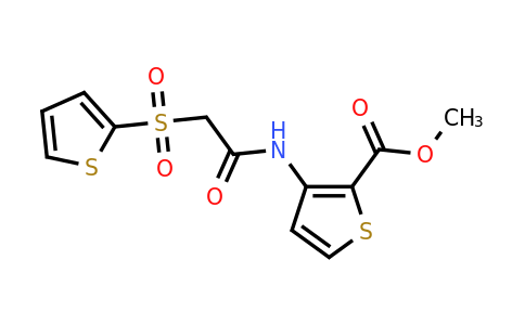 1021046-60-5 | Methyl 3-(2-(thiophen-2-ylsulfonyl)acetamido)thiophene-2-carboxylate