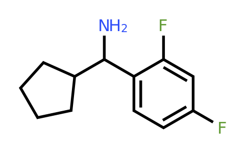 Cyclopentyl(2,4-difluorophenyl)methanamine