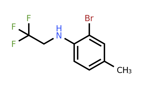 1021071-01-1 | 2-Bromo-4-methyl-N-(2,2,2-trifluoroethyl)aniline