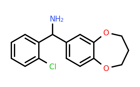 1021079-84-4 | (2-Chlorophenyl)(3,4-dihydro-2h-1,5-benzodioxepin-7-yl)methanamine