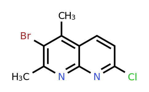 1021117-08-7 | 3-Bromo-7-chloro-2,4-dimethyl-1,8-naphthyridine