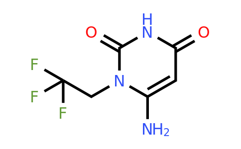 1021143-59-8 | 6-Amino-1-(2,2,2-trifluoroethyl)-1,2,3,4-tetrahydropyrimidine-2,4-dione