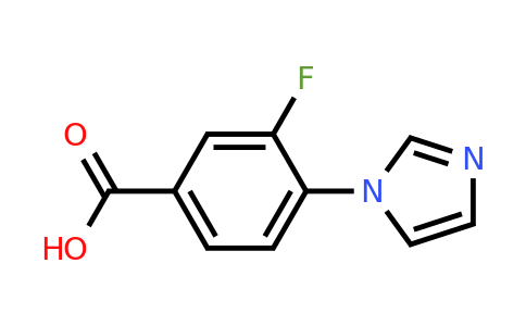 1021235-05-1 | 3-Fluoro-4-(1h-imidazol-1-yl)benzoic acid