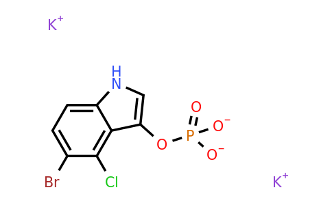 102185-49-9 | Potassium 5-bromo-4-chloro-1H-indol-3-yl phosphate