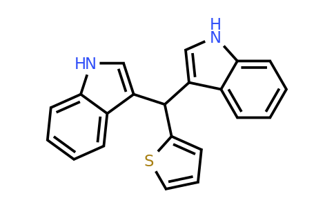 102241-69-0 | 3-[1H-indol-3-yl(thiophen-2-yl)methyl]-1H-indole