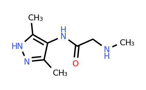 n-(3,5-Dimethyl-1h-pyrazol-4-yl)-2-(methylamino)acetamide
