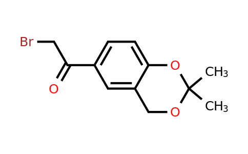 102293-80-1 | 2-Bromo-1-(2,2-dimethyl-4H-benzo[d][1,3]dioxin-6-yl)ethanone