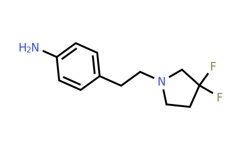 4-(2-(3,3-Difluoropyrrolidin-1-yl)ethyl)aniline