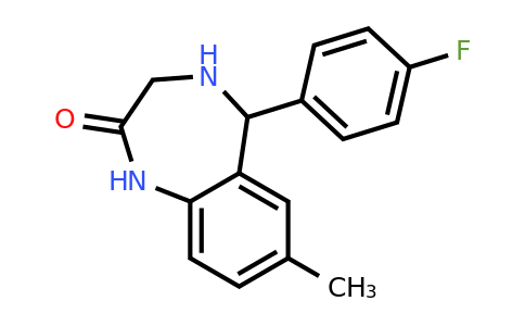 1023558-43-1 | 5-(4-Fluorophenyl)-7-methyl-1,3,4,5-tetrahydro-2h-benzo[e][1,4]diazepin-2-one