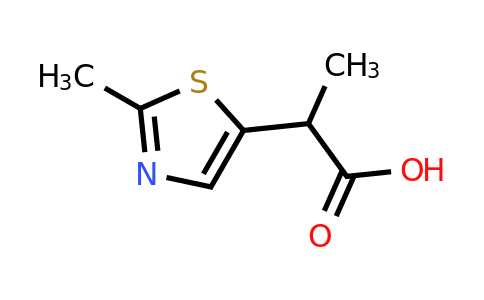 1023814-51-8 | 2-(2-Methylthiazol-5-yl)propanoic acid