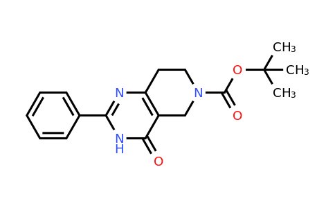 1023953-57-2 | tert-Butyl 4-oxo-2-phenyl-3,4,7,8-tetrahydropyrido[4,3-d]pyrimidine-6(5H)-carboxylate