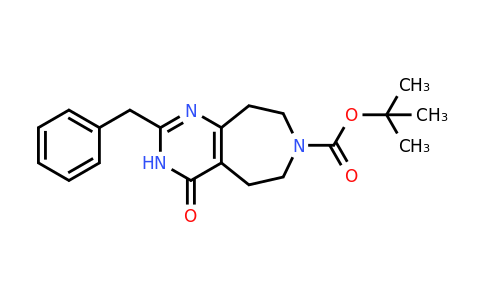 1023953-97-0 | tert-Butyl 2-benzyl-4-oxo-3H,4H,5H,6H,7H,8H,9H-pyrimido[4,5-d]azepine-7-carboxylate