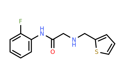 1024128-20-8 | n-(2-Fluorophenyl)-2-[(thiophen-2-ylmethyl)amino]acetamide