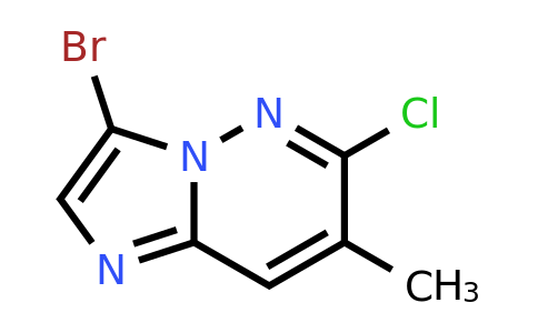 1025066-16-3 | 3-Bromo-6-chloro-7-methylimidazo[1,2-b]pyridazine