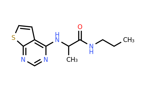 1025754-60-2 | n-Propyl-2-(thieno[2,3-d]pyrimidin-4-ylamino)propanamide