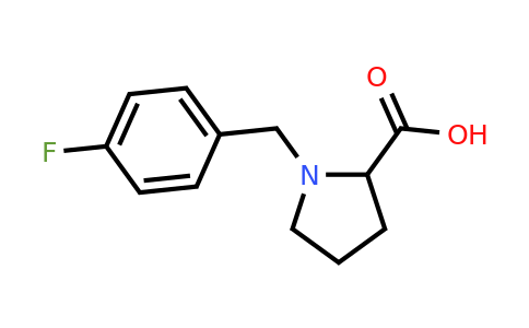1-[(4-fluorophenyl)methyl]pyrrolidine-2-carboxylic acid