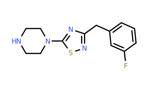 1029718-74-8 | 1-{3-[(3-Fluorophenyl)methyl]-1,2,4-thiadiazol-5-yl}piperazine