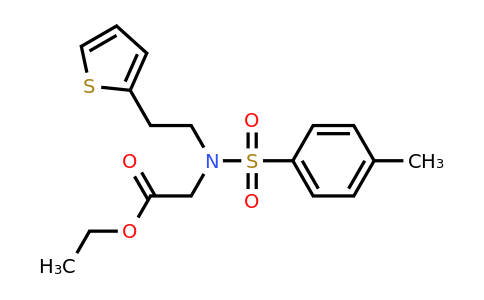 102996-96-3 | Ethyl 2-{N-[2-(Thiophen-2-yl)ethyl]4-methylbenzenesulfonamido}acetate