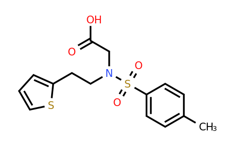 102996-97-4 | 2-{N-[2-(thiophen-2-yl)ethyl]4-methylbenzenesulfonamido}acetic acid