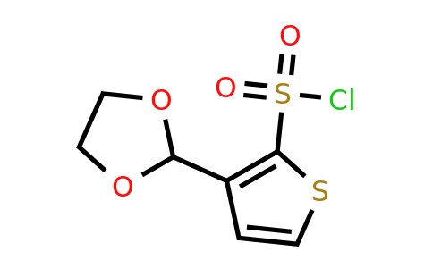 103011-38-7 | 3-(1,3-Dioxolan-2-yl)thiophene-2-sulfonyl chloride