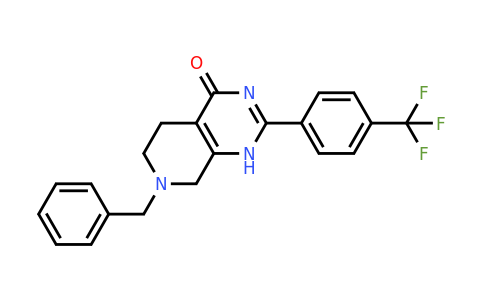 1030123-18-2 | 7-Benzyl-2-(4-(trifluoromethyl)phenyl)-5,6,7,8-tetrahydropyrido[3,4-d]pyrimidin-4(1h)-one
