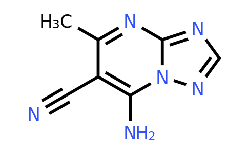 1030419-74-9 | 7-Amino-5-methyl-[1,2,4]triazolo[1,5-a]pyrimidine-6-carbonitrile