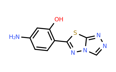 1030536-88-9 | 2-([1,2,4]Triazolo[3,4-b][1,3,4]thiadiazol-6-yl)-5-aminophenol