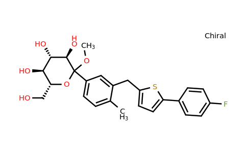 1030825-21-8 | Methyl 1-C-[3-[[5-(4-fluorophenyl)-2-thienyl]methyl]-4-methylphenyl]-D-glucopyranoside