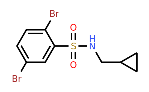 2,5-Dibromo-n-(cyclopropylmethyl)benzenesulfonamide