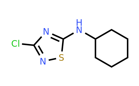1031056-11-7 | 3-Chloro-N-cyclohexyl-1,2,4-thiadiazol-5-amine