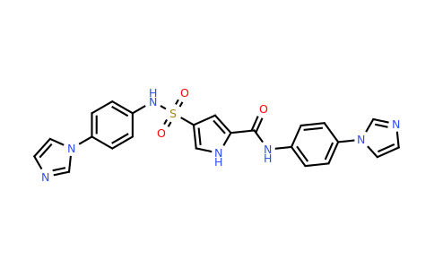 n-(4-(1h-Imidazol-1-yl)phenyl)-4-(n-(4-(1h-imidazol-1-yl)phenyl)sulfamoyl)-1h-pyrrole-2-carboxamide