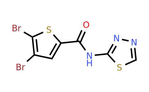 1031152-42-7 | 4,5-Dibromo-N-(1,3,4-thiadiazol-2-yl)thiophene-2-carboxamide