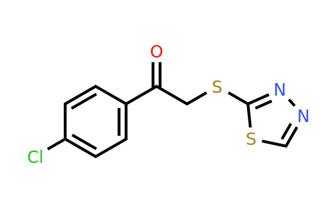 1031159-81-5 | 2-((1,3,4-Thiadiazol-2-yl)thio)-1-(4-chlorophenyl)ethan-1-one