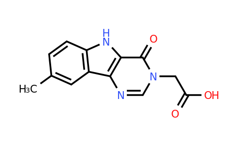 1031669-77-8 | 2-(8-Methyl-4-oxo-4,5-dihydro-3H-pyrimido[5,4-b]indol-3-yl)acetic acid