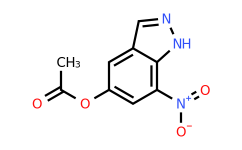 1031927-26-0 | 7-Nitro-1H-indazol-5-yl acetate