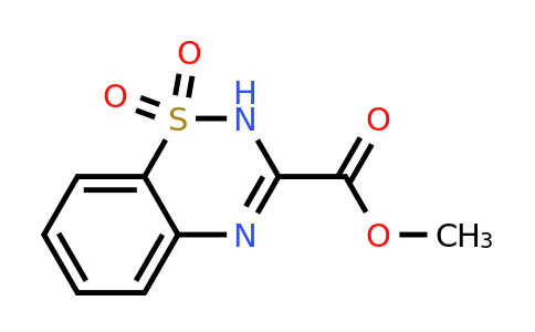 1031967-52-8 | Methyl 2H-benzo[e][1,2,4]thiadiazine-3-carboxylate 1,1-dioxide