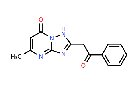 1032394-06-1 | 5-Methyl-2-(2-oxo-2-phenylethyl)-4H,7H-[1,2,4]triazolo[1,5-a]pyrimidin-7-one