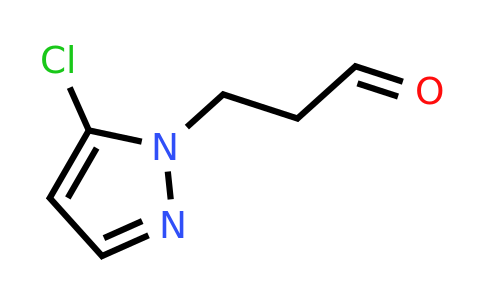 3-(5-chloro-1H-pyrazol-1-yl)propanal