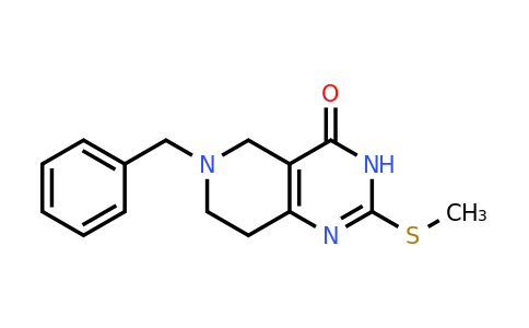 1033-34-7 | 6-Benzyl-2-(methylthio)-5,6,7,8-tetrahydropyrido[4,3-d]pyrimidin-4(3H)-one