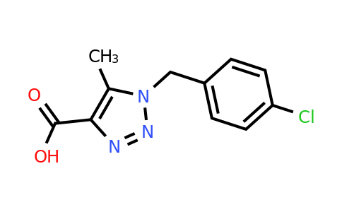 1033463-41-0 | 1-(4-Chlorobenzyl)-5-methyl-1h-1,2,3-triazole-4-carboxylic acid