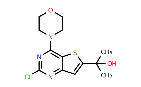 1033743-25-7 | 2-(2-Chloro-4-morpholinothieno[3,2-d]pyrimidin-6-yl)propan-2-ol